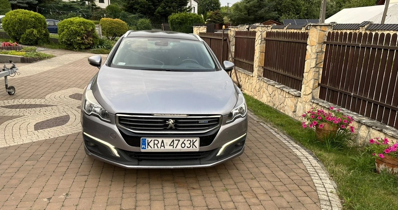 Peugeot 508 cena 52900 przebieg: 145000, rok produkcji 2016 z Kraków małe 22